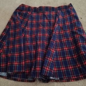 Plaid skirt